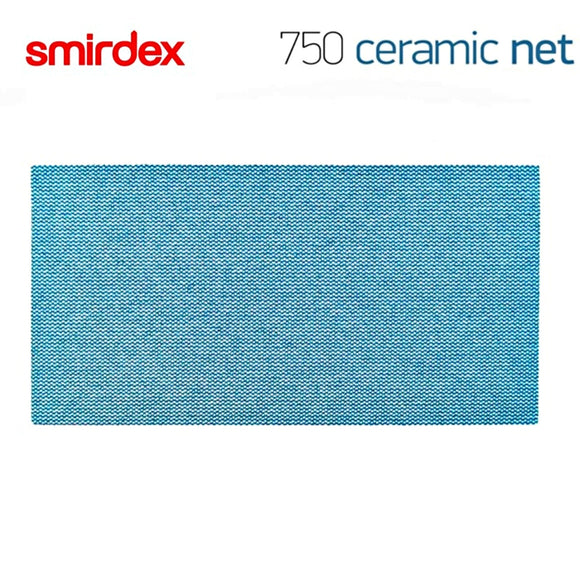 10 pack Smirdex 750 Ceramic Net 81 x 133mm Dust Free sanding sheets