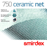 Smirdex 750 Ceramic Net 115mm x 5m Dust Free sanding rolls