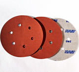 Sait Abrasives 3S 150mm (6") 6 Hole Velcro Sanding Discs
