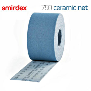 Smirdex 750 Ceramic Net 115mm x 25m Dust Free sanding rolls