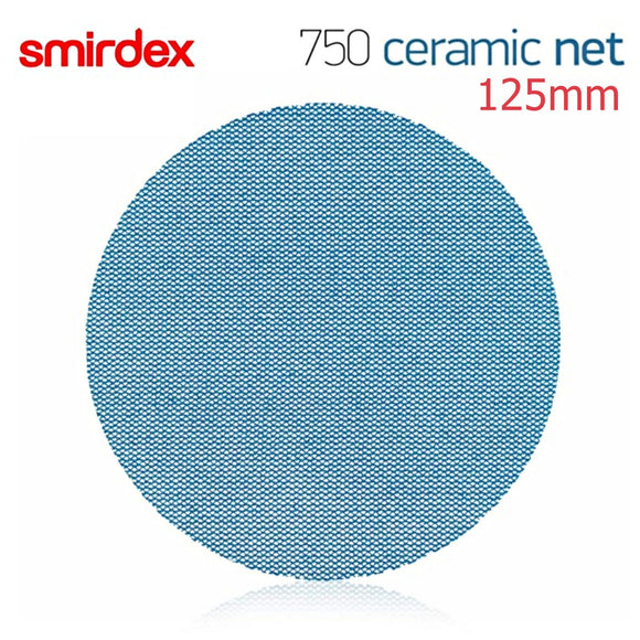 Smirdex 750 Ceramic Net 125mm Dust Free sanding discs