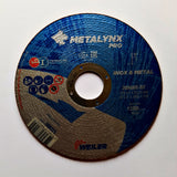 Metalynx Pro cutting discs 115mm x 1mm x 22mm Inox and Metal