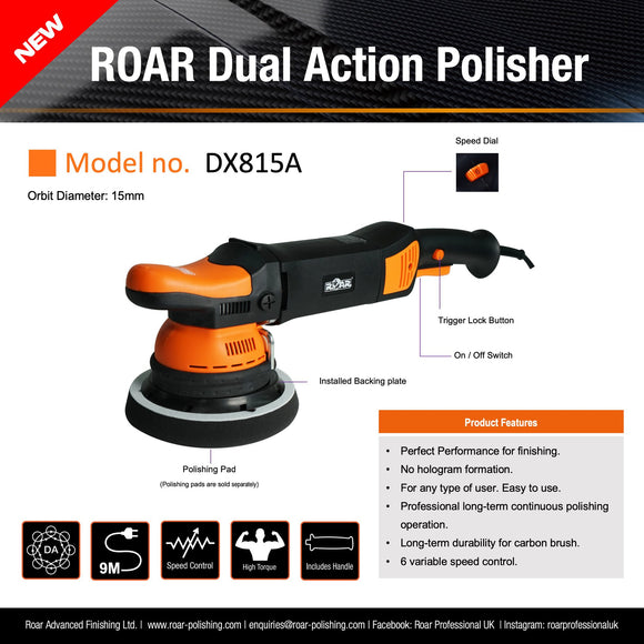 Roar DX815A Dual Action Finishing Polisher