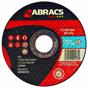 Abracs PROflex 125mm x 22mm DPC grinding discs (metal application)