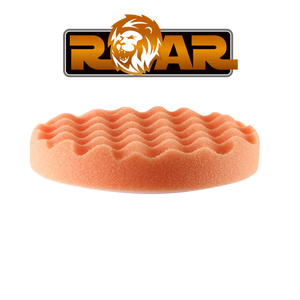 Roar 150mm Orange Waffle Compounding Foam 6"